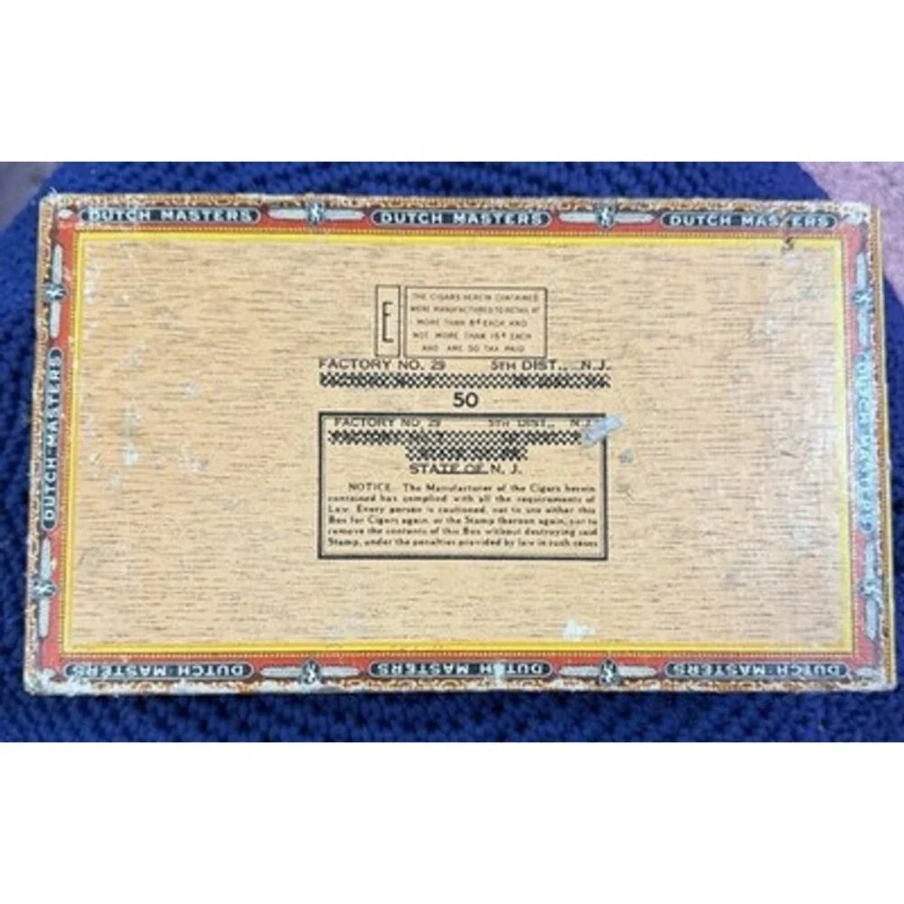 Dutch Masters Perfecto Cigar Box Vintage CCC